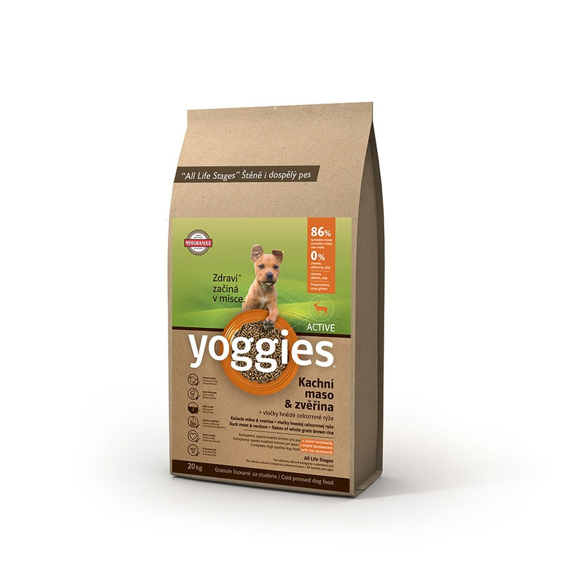 Obrázok pre Yoggies MINIGRANULE Active kačka a divina 5kg