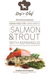 Obrázok pre Dog’s Chef Atlantic Salmon & Trout with Asparagus Large Breed 500g
