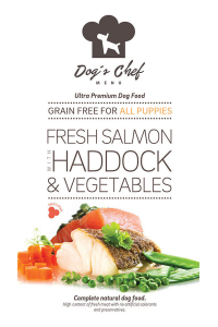 Obrázok pre Dog’s Chef Fresh Salmon with Haddock & Vegetables All Puppies 6kg