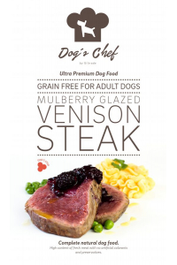 Obrázok pre Dog’s Chef Mulberry Glazed Venison Steak 6kg