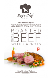Obrázok pre Dog’s Chef Roasted Scottish Beef with Carrots 6kg
