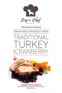 Obrázok pre Dog’s Chef Traditional Turkey with Cranberry 12kg