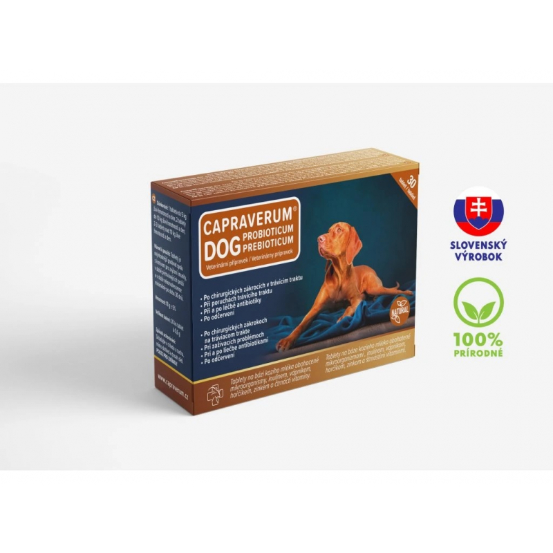 Obrázok pre Capraverum Dog probioticum - prebioticum 30 tbl.