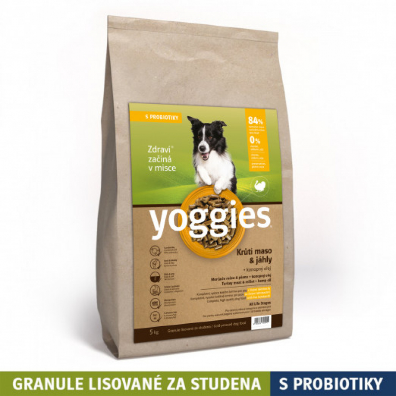 Obrázok pre Yoggies - Monoproteínové granule s morčacím mäsom a pšenom 15kg