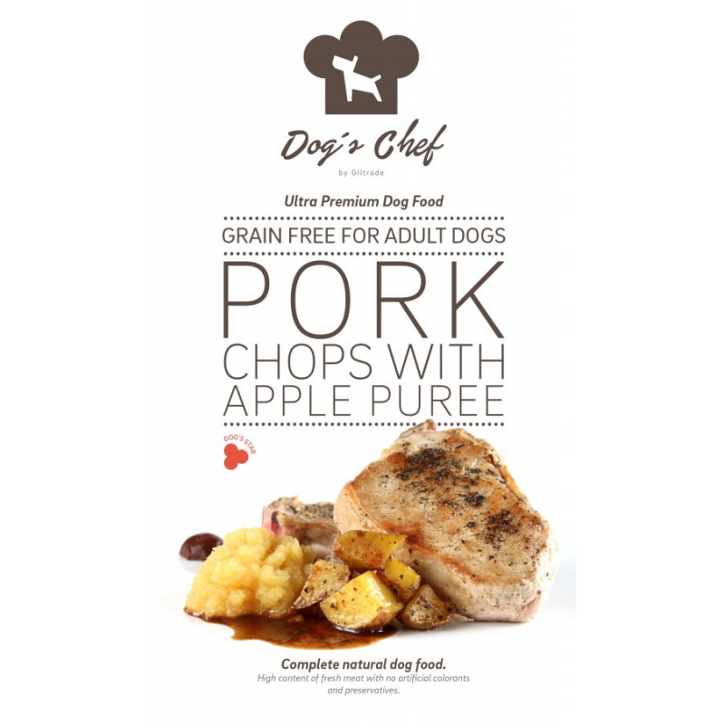 Obrázok pre Dog’s Chef Pork Chops with Apple Puree 500g