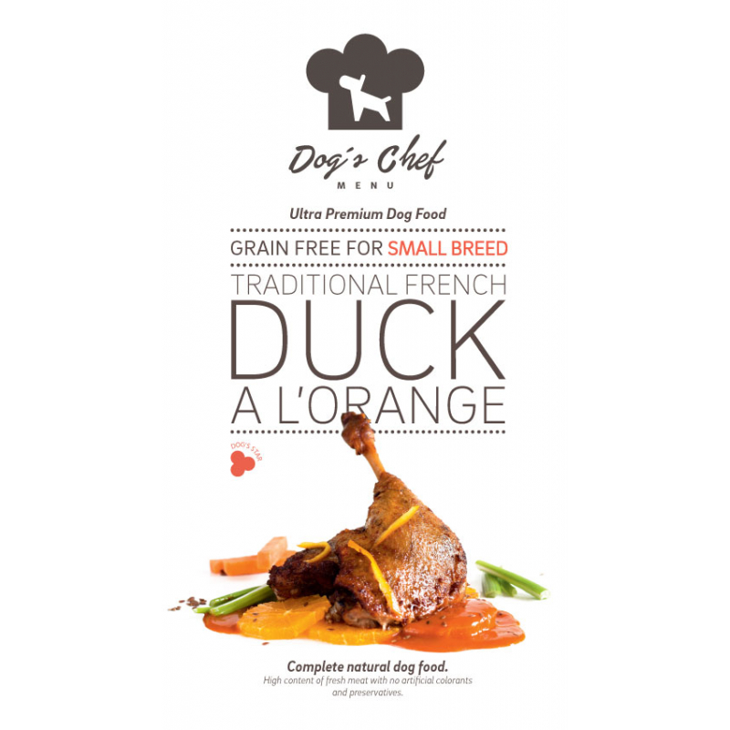 Obrázok pre Dog’s Chef Traditional French Duck a l’Orange Small Breed 500g