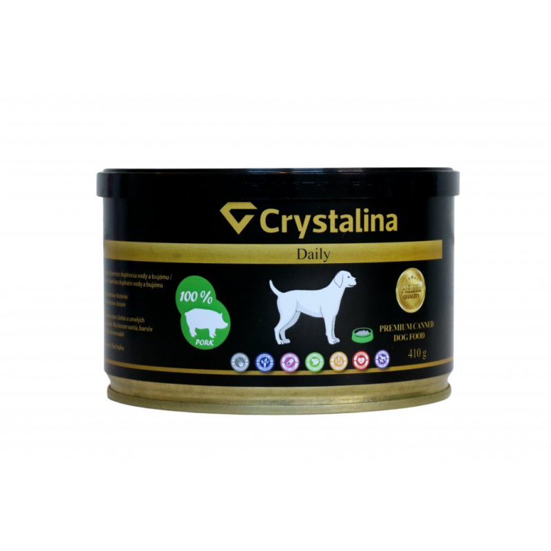 Obrázok pre Crystalina Daily canned - 100% bravčové 410g