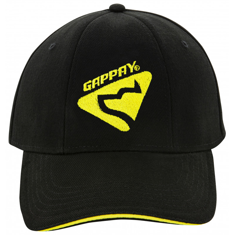 Obrázok pre Gappay - Šiltovka čierná, žlté logo 0997-F
